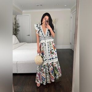 Farm Rio Summer Garden Dress medium